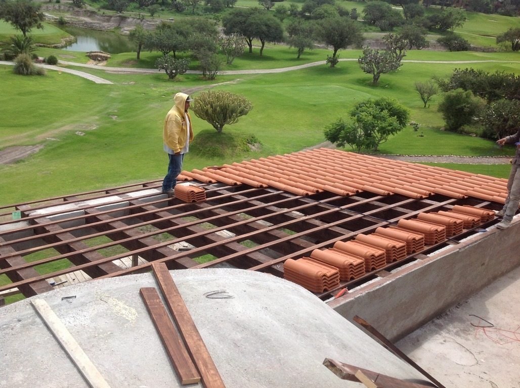 Instalación de teja
