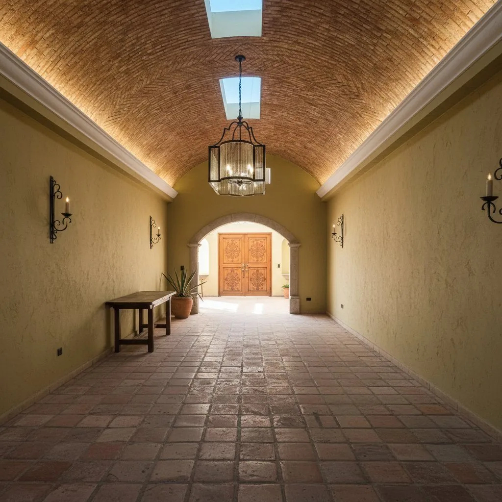 Zaguán abovedado - Casa Sevilla